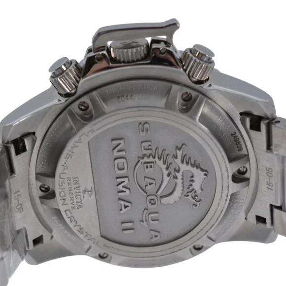Men's 47mm Invicta Subaqua LE Diamond Sapphire Ruby Meteorite Watch! Ref: 16743!